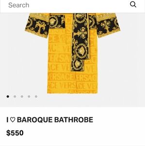 Versace bathrobe